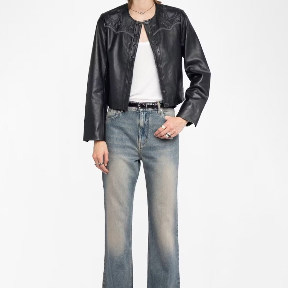 Zadig & Voltaire Evy Denim Eco Straight Leg Jeans NWT